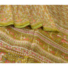 Sanskriti Vintage Sarees Pure Silk Quilting Felting Craft Fabric Printed Sari