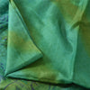 Sanskriti Vintage Sarees Green 100% Pure Silk Printed Sari 5yd Soft Craft Fabric