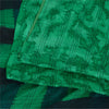 Sanskriti Vintage Sarees Green 100% Pure Silk Printed Sari 5yd Soft Craft Fabric