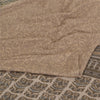 Sanskriti Vintage Sarees Light Brown 100%Pure Silk Printed Sari 5yd Craft Fabric