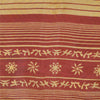 Sanskriti Vintage Sarees Indian Yellow Pure Silk Printed Sari 5yd Craft Fabric