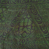 Sanskriti Vintage Sarees Pink/Green Pure Silk Printed Sari 5yd Soft Craft Fabric