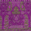 Sanskriti Vintage Sarees Purple Indian Pure Silk Printed Sari 6yd Craft Fabric