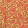 Sanskriti Vintage Sarees Cream/Pink 100% Pure Silk Printed Sari 5yd Craft Fabric