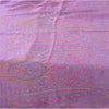 Sanskriti Vintage Sarees Purple Indian Pure Silk Printed Sari 6yd Craft Fabric