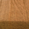 Sanskriti Vintage Sarees Brown Indian Pure Silk Printed Sari 5yd Craft Fabric