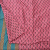 Sanskriti Vintage Sarees Indian 100%Pink Pure Silk Printed Sari 5yd Craft Fabric