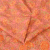 Sanskriti Vintage Sarees Blush Pink Pure Silk Printed Sari 6yd Craft Fabric