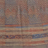 Sanskriti Vintage Sarees Indian Multi Pure Crepe Silk Printed Sari Craft Fabric