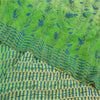 Sanskriti Vintage Sarees Yellow/Green Pure Crepe Silk Printed Sari Craft Fabric