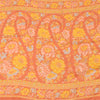 Sanskriti Vintage Sarees Yellow Pure Crepe Silk Printed Sari 5yd Craft Fabric