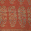 Sanskriti Vintage Sarees Orange Bandhani Printed/Woven Pure Crepe Sari Fabric