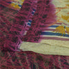 Sanskriti Vintage Sarees Multi Pure Georgette Silk Printed Sari 5yd Craft Fabric