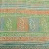 Sanskriti Vintage Sarees Multi Pure Georgette Print/Hand Beaded Sari Fabric