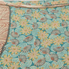 Sanskriti Vintage Sarees Blue 100% Pure Georgette Silk Printed Sari Craft Fabric