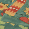 Sanskriti Vintage Sarees Green Pure Georgette Silk Printed Sari Craft Fabric