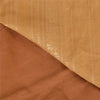 Sanskriti Vintage Indian Mustard/Brown Sarees Pure Cotton Woven Sari 5yd Fabric