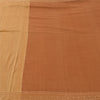 Sanskriti Vintage Indian Mustard/Brown Sarees Pure Cotton Woven Sari 5yd Fabric