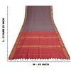 Sanskriti Vintage Dark Red Sarees Pure Cotton Woven Zari Premium Sari Fabric