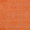 Sanskriti Vintage Orange Indian Sarees Pure Silk Woven Premium Sari Craft Fabric