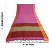 Sanskriti Vintage Indian Sarees Handloom Cotton Woven Block Printed Sari Fabric