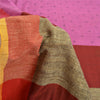 Sanskriti Vintage Indian Sarees Handloom Cotton Woven Block Printed Sari Fabric