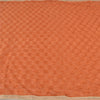 Sanskriti Vintage Orange Sarees Chiffon Embroidered Bagh Phulkari Sari Fabric