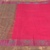 Sanskriti Vintage Sarees Pink Blend Silk HandWoven Wedding Sari 5yd Craft Fabric