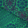 Sanskriti Vintage Indian Green Sarees Pure Silk Hand Beaded Premium Sari Fabric