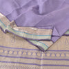 Sanskriti Vintage Lavender Sarees Pure Silk Woven Premium Sari 5yd Craft Fabric