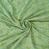 Sanskriti Vintage Green Sarees Pure Cotton Printed Premium Sari 5yd Craft Fabric