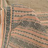 Sanskriti Vintage Peach Sarees Pure Cotton Woven Premium Sari 5+ yd Craft Fabric