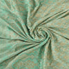 Sanskriti Vintage Green Sarees Pure Silk Printed Premium Sari 5+ yd Craft Fabric