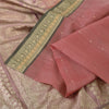 Sanskriti Vintage Indian Red Sarees Pure Silk Woven Ethnic Sari 6yd Craft Fabric