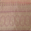 Sanskriti Vintage Indian Red Sarees Pure Silk Woven Ethnic Sari 6yd Craft Fabric