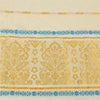 Sanskriti Vintage Ivory Sarees Pure Cotton Woven Premium Sari 6+yrd Craft Fabric