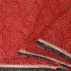 Sanskriti Vintage Red Sarees Pure Georgette Bandhani Printed Sari Craft Fabric