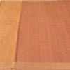 Sanskriti Vintage Indian Peach Sarees Pure Silk Woven Ethnic Sari Craft Fabric