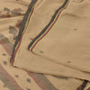 Sanskriti Vintage Indian Beige Sarees Pure Cotton Woven Sari Ethnic Craft Fabric