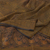 Sanskriti Vintage Indian Black Sarees Pure Silk Woven Premium Sari Craft Fabric