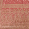 Sanskriti Vintage Pink Sarees Pure Silk Hand Embroidery Woven Sari Craft Fabric