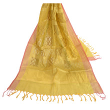 Load image into Gallery viewer, Sanskriti Vintage Dupatta Long Stole Green Woven Kota Scarves
