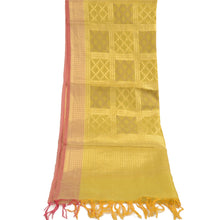 Load image into Gallery viewer, Sanskriti Vintage Dupatta Long Stole Green Woven Kota Scarves
