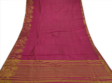 Load image into Gallery viewer, Sanskriti New Indian Saree Cotton Woven Pink Craft Fabric Sari With Blouse Piece
