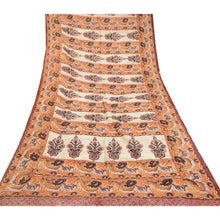 Load image into Gallery viewer, Sanskriti Vintage Multi Sarees 100% Pure Silk Printed Sari 5yd Soft Craft Fabric
