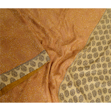 Load image into Gallery viewer, Sanskriti Vintage Sarees Shade of Green Pure Silk Printed Sari 5yd Craft Fabric
