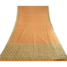 Load image into Gallery viewer, Sanskriti Vintage Sarees Shade of Green Pure Silk Printed Sari 5yd Craft Fabric
