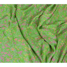 Load image into Gallery viewer, Sanskriti Vintage Sarees Green 100% Pure Silk Sari Woven Printed Craft Fabric
