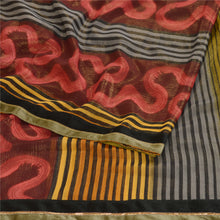 Load image into Gallery viewer, Sanskriti Vintage Sarees Multi Georgette Printed Woven Sari Decor Craft Fabric
