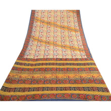 Load image into Gallery viewer, Sanskriti Vintage Sarees 100% Pure Georgette Silk Printed Sari Craft 5 YD Fabric
